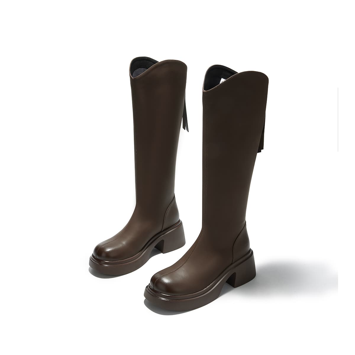 Ботинки Hotwind Женские кожаные сапоги до колена - изображение 5