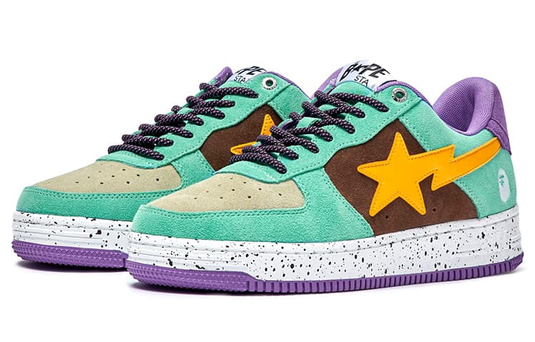 Кроссовки A BATHING APE STA Yellow Green - изображение 2
