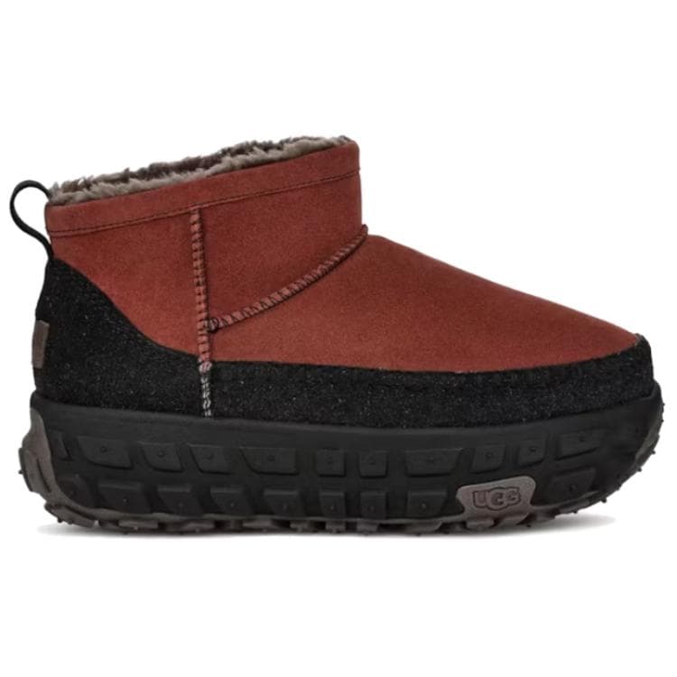Ботинки зимние UGG Термические Короткие Снежные Ботинки Унисекс Красный Черный - изображение 2