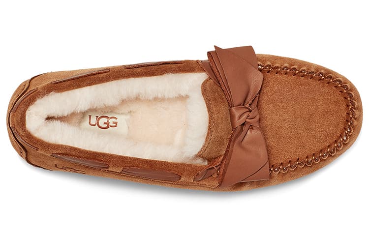 UGG Dakota Leather Bow Chestnut - изображение 5