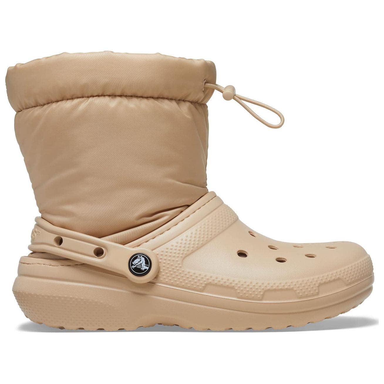 Ботинки зимние Crocs Classic Lined Короткие Снежные Ботинки Мужские Бежевые - изображение 2