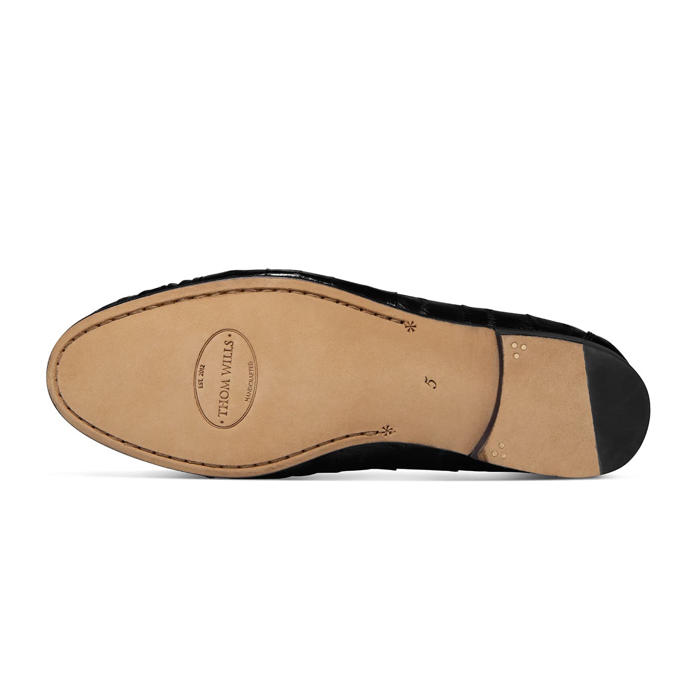 Лоферы THOM WILLS Британский Универсальный Slip On Slip On Стиль "Старые деньги" Кожа Лоферы Женские Черный - изображение 5