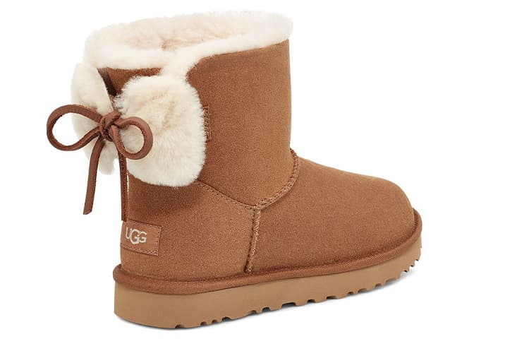 Ботинки зимние UGG Classic Double Bow Mini Chestnut - изображение 4