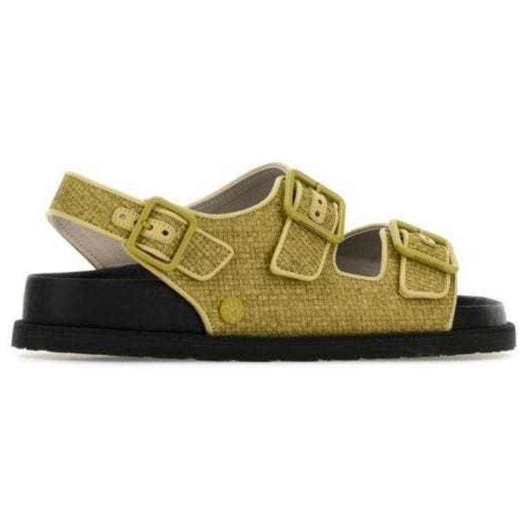 Шлёпанцы Birkenstock One Шнуровочные Сандалии Мужские Желтые - изображение 4