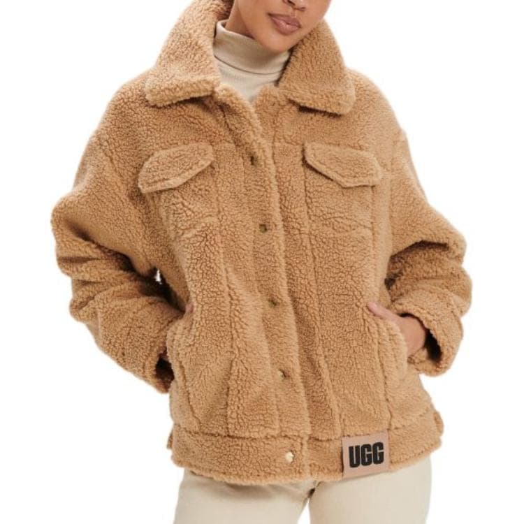 Куртка ugg Куртки Пальто Женские Светло-янтарный - изображение 4