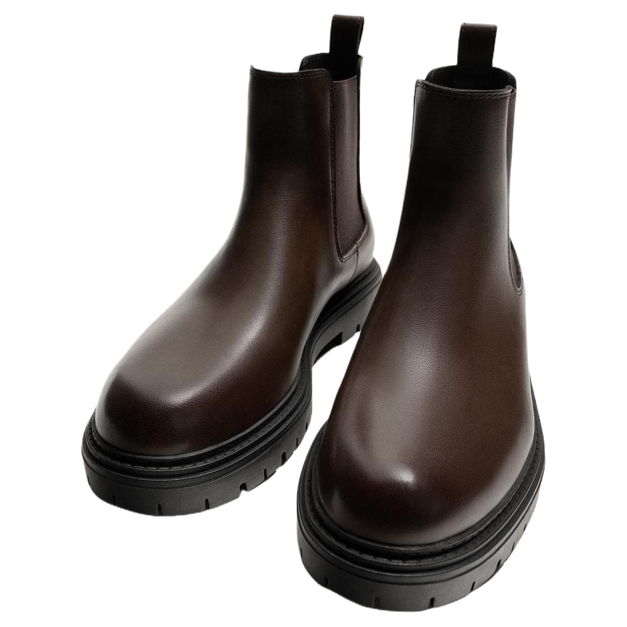 Ботинки челси ZARA Chelsea Boots Brown - изображение 3