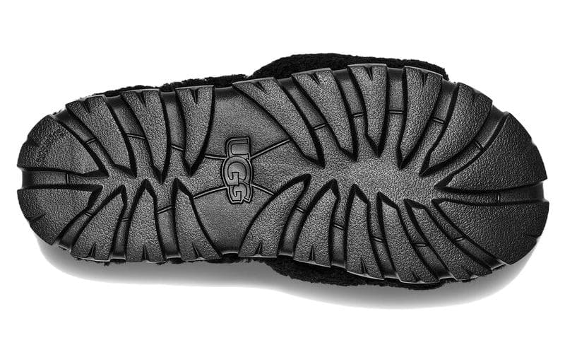 Сандалии ugg Минимализм Удобный С флисовой подкладкой Мюли ЭВА Шлепанцы Женские Черный - изображение 6