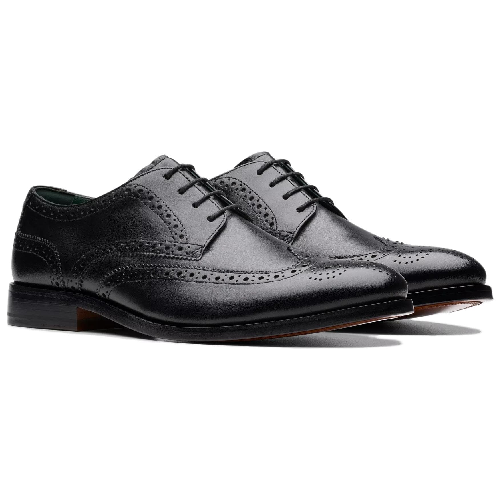 Clarks Технология Джеймс TIP BROGUE Туфли Мужские Черные - изображение 2