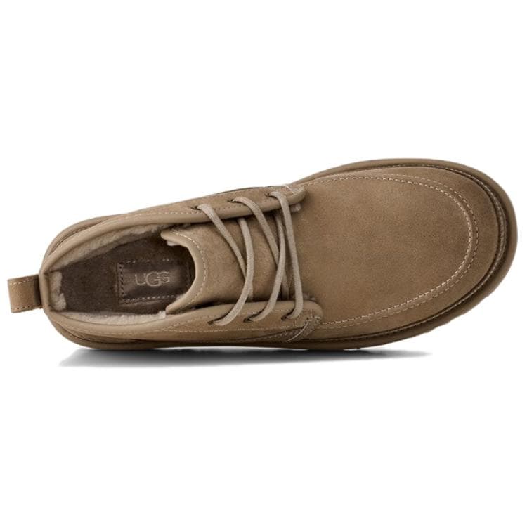 Ботинки зимние UGG Neumel с флисовой подкладкой комфортные минималистские зимние ботинки для мужчин цвет серый цвет каменный - изображение 5