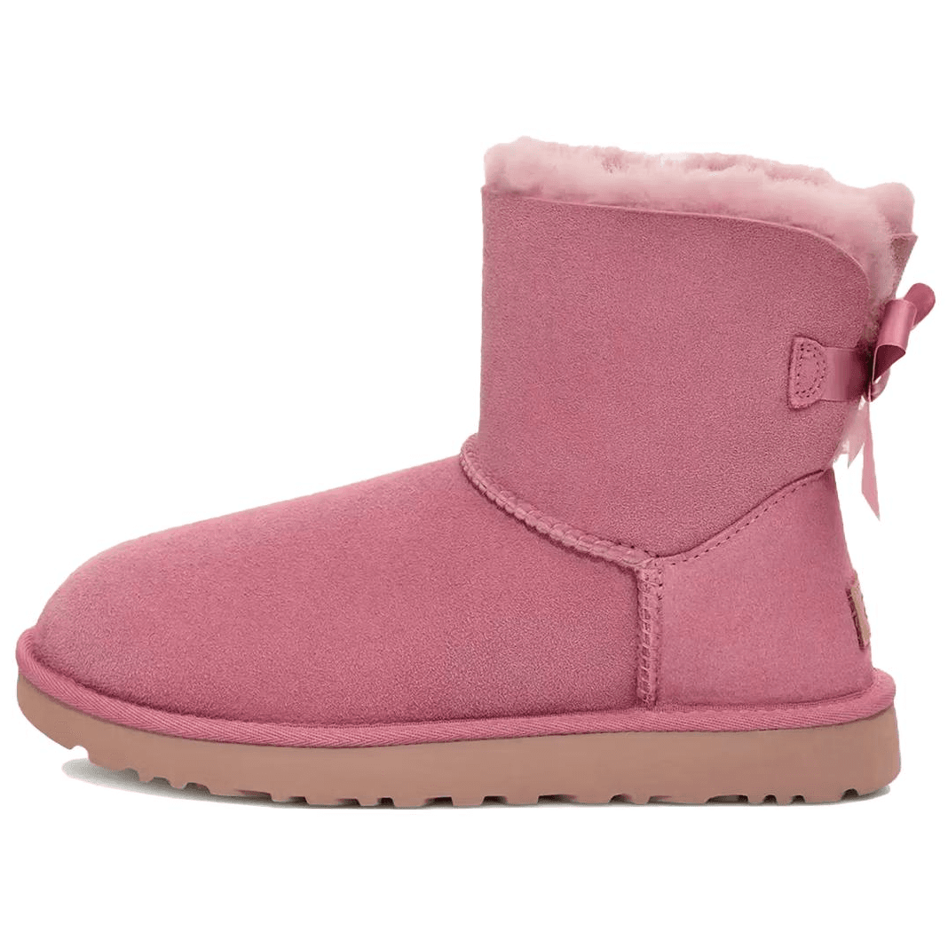 Ботинки зимние UGG Короткие Снежные Ботинки Женские Розовые - изображение 1