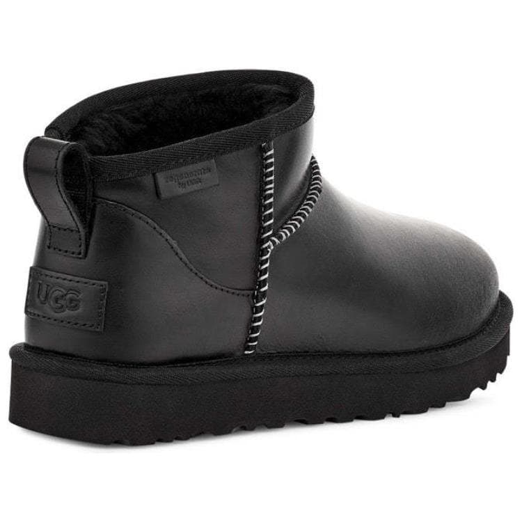 Ботинки зимние UGG Модный Круглый носок Термический с флисовой подкладкой Короткий Снекер Женские Черный - изображение 4