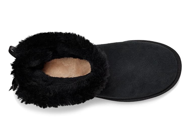 Ботинки зимние UGG Bailey Mini Black - изображение 5