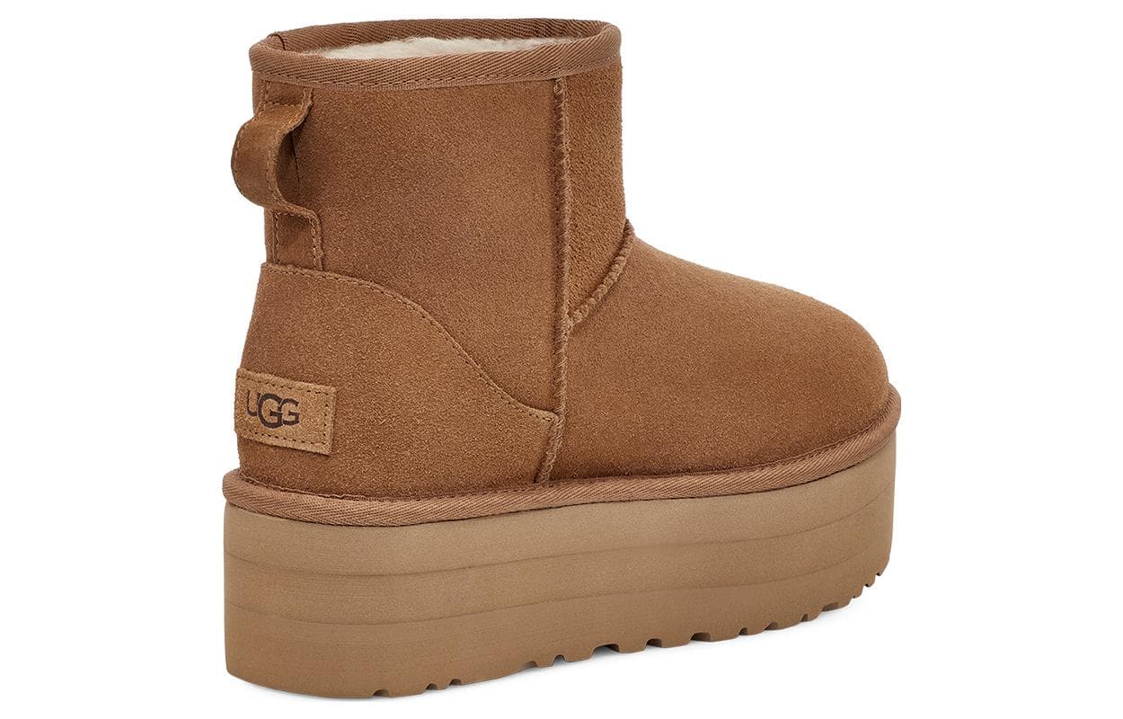 Ботинки зимние UGG Mini Platform Chestnut - изображение 3