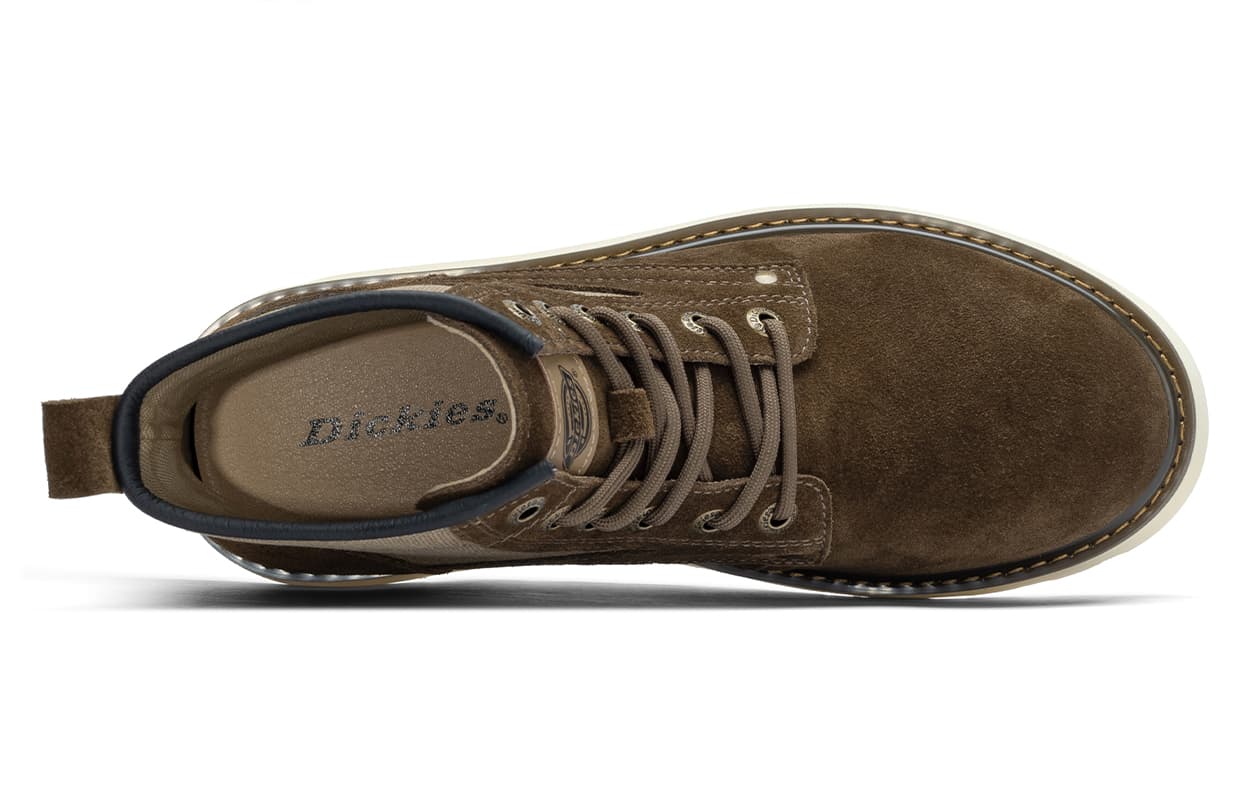 Ботинки Dickies Короткий MID Голень Армейские ботинки Мужской Темный кофейный - изображение 3