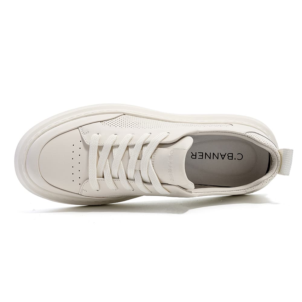 Кроссовки C°BANNER Low-Top White Sneakers - изображение 4
