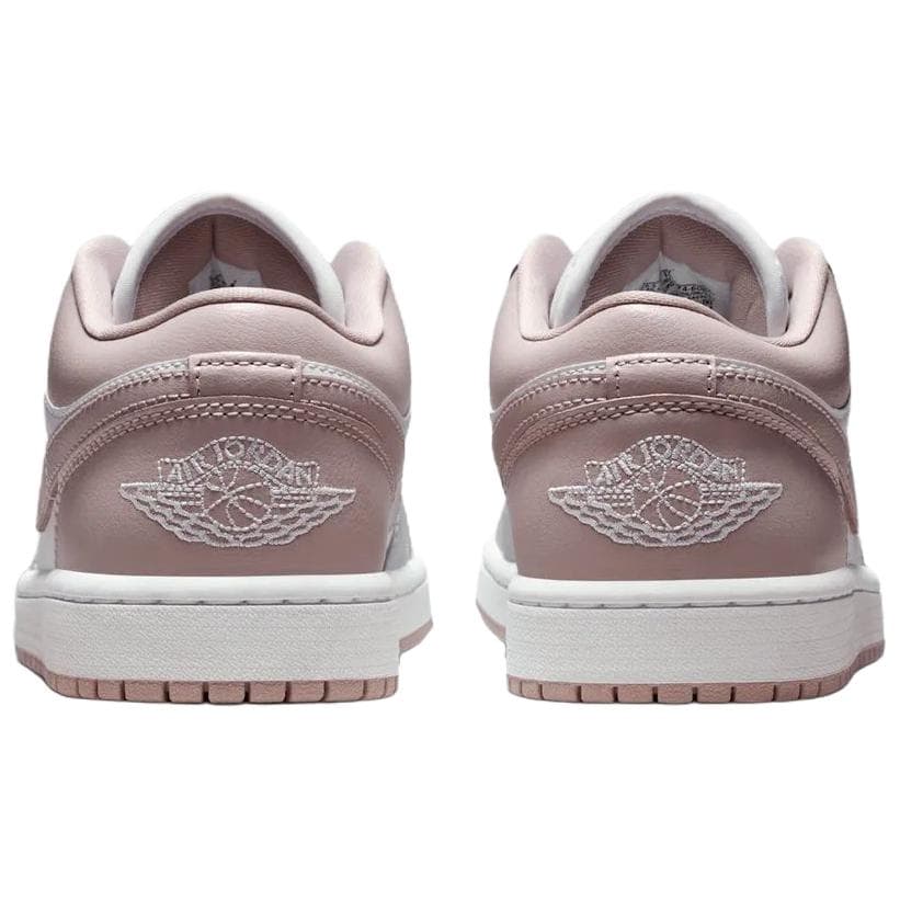 Ретро баскетбольные кроссовки Jordan Air Jordan 1 Амортизация Низкие Баскетбольные Кроссовки Винтажные Женские Розовые Белые - изображение 5
