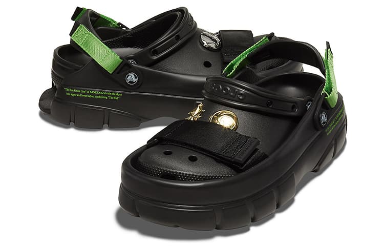 Сабо SANKUANZ x Crocs Classic Clog Black - изображение 6