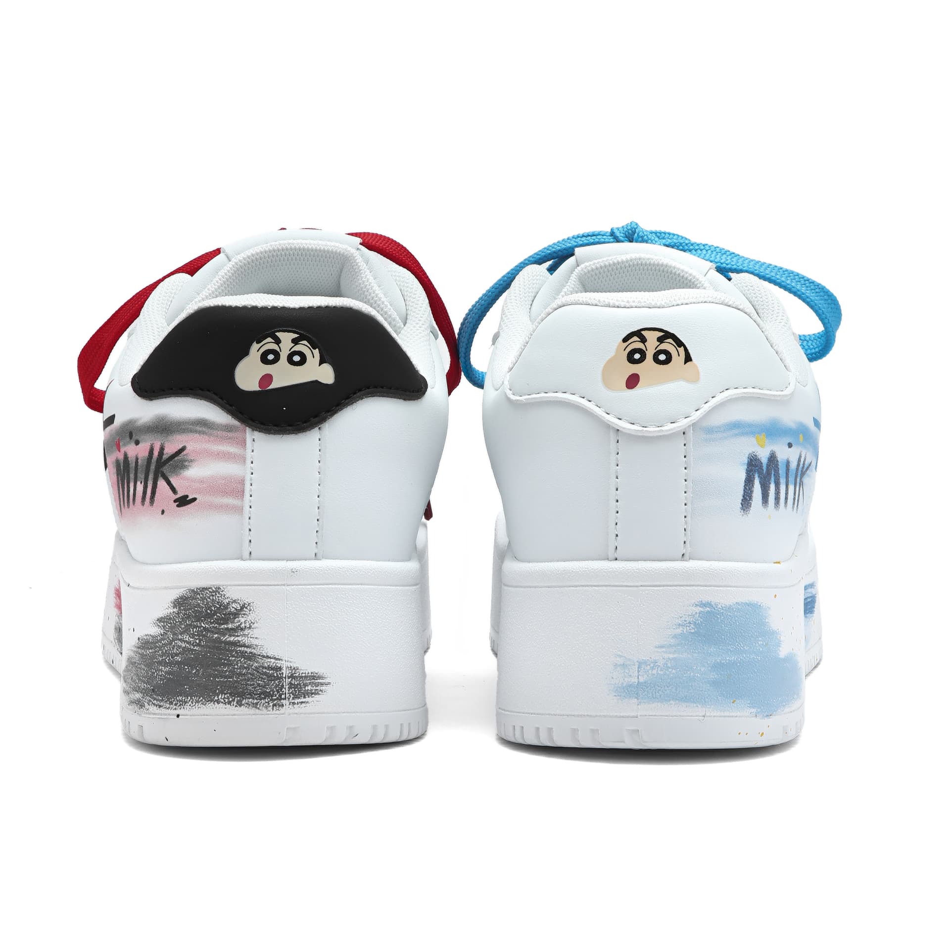 Кроссовки Crayon Shinchan Lightweight Breathable визуально увеличивает рост Скейтборд Обувь Унисекс - изображение 4