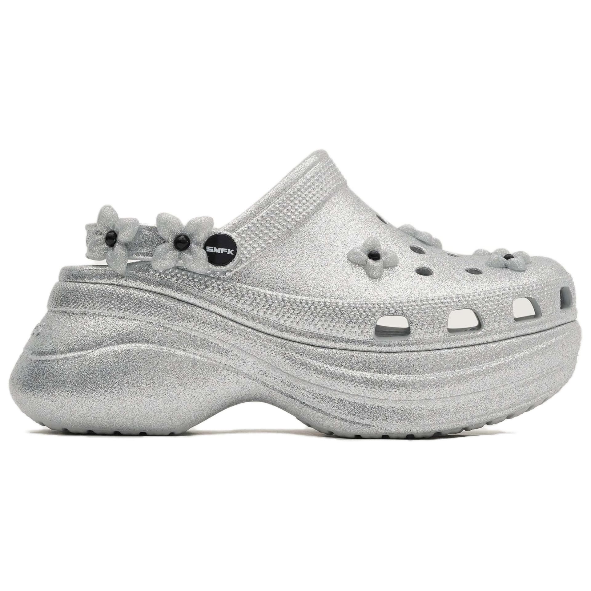 Сабо Crocs x SMFK Bae Clog Кит Сабо резиновые Женские Серебряные - изображение 2