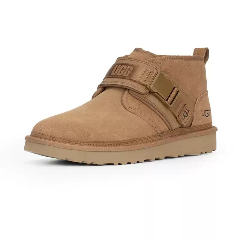 Ботинки зимние UGG Овчина Термический Устойчивый к истиранию С флисовой подкладкой Модный Минималистский стиль Короткие Снеботуфли - изображение 2