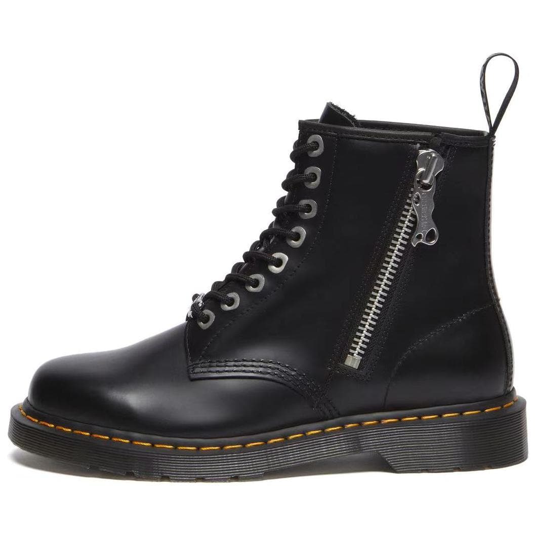 Ботинки Dr.Martens 1460 Zip Black Polished Smooth - изображение 1