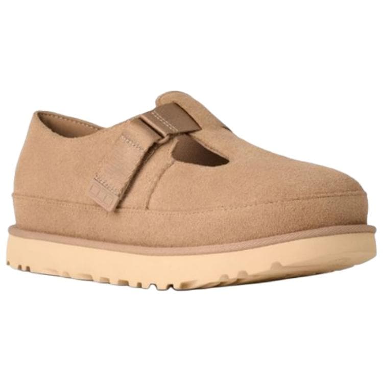 UGG Золотистая Семейная Спилок Коровья Туфли Мэри Джейн Женские Песочный - изображение 3