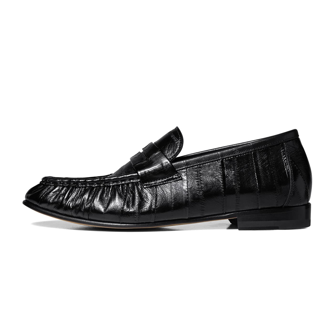 Лоферы THOM WILLS Британский Универсальный Slip On Slip On Стиль "Старые деньги" Кожа Лоферы Женские Черный - изображение 1