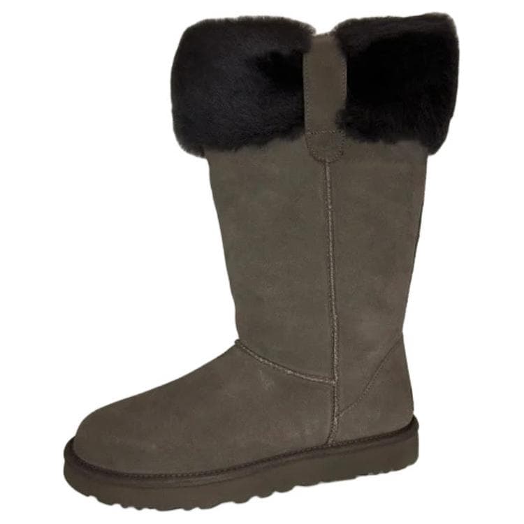 Ботинки зимние UGG Suhenny Высокий Теплоизоляционный Колено Высокие Сноубутсы Женские Темная Умбра - изображение 2