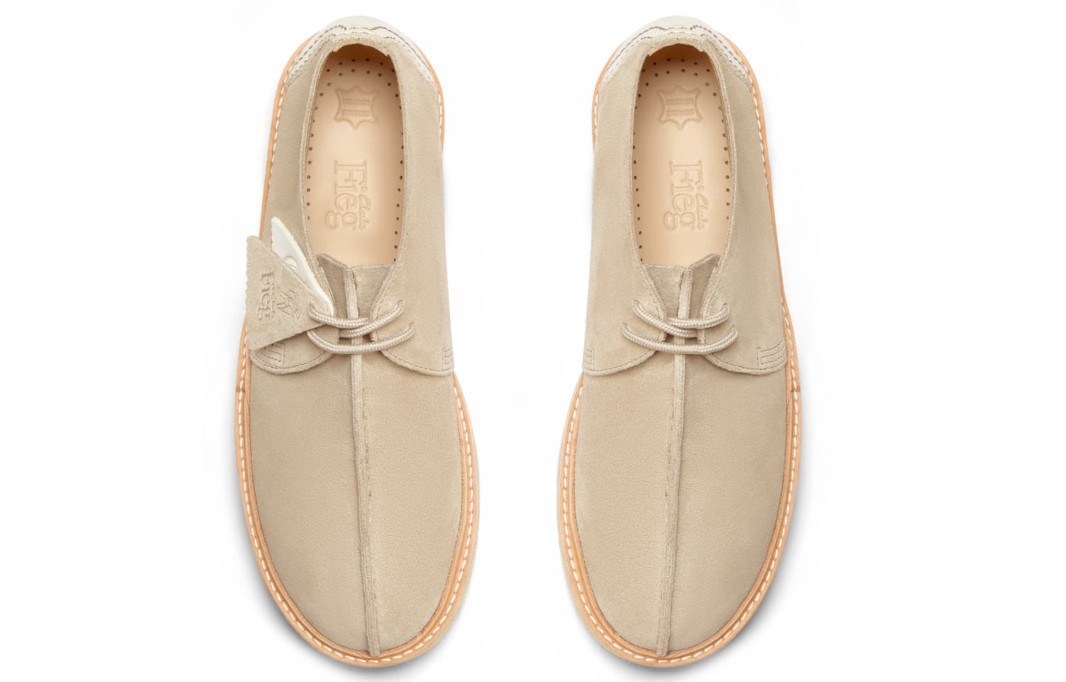 Ботинки Clarks Мужская повседневная обувь из коровьей спилковой кожи - изображение 3