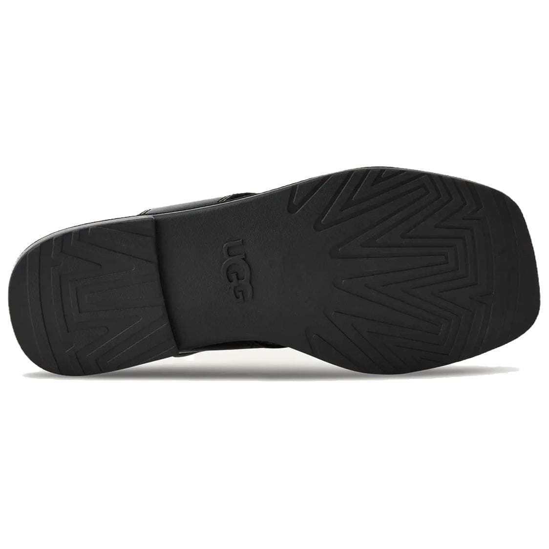 Шлёпанцы UGG Delray Кожа Одинарные Шнуровые Сандалии Женские Черные - изображение 5