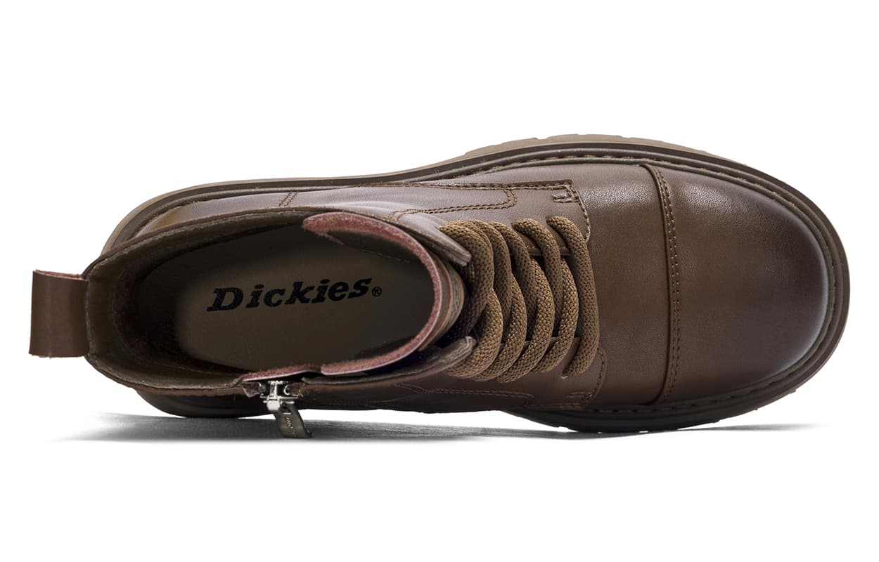 Ботинки Dickies Мода Винтаж Универсальные Армейские Ботинки Женские Стиль Майярд Коричневый - изображение 3
