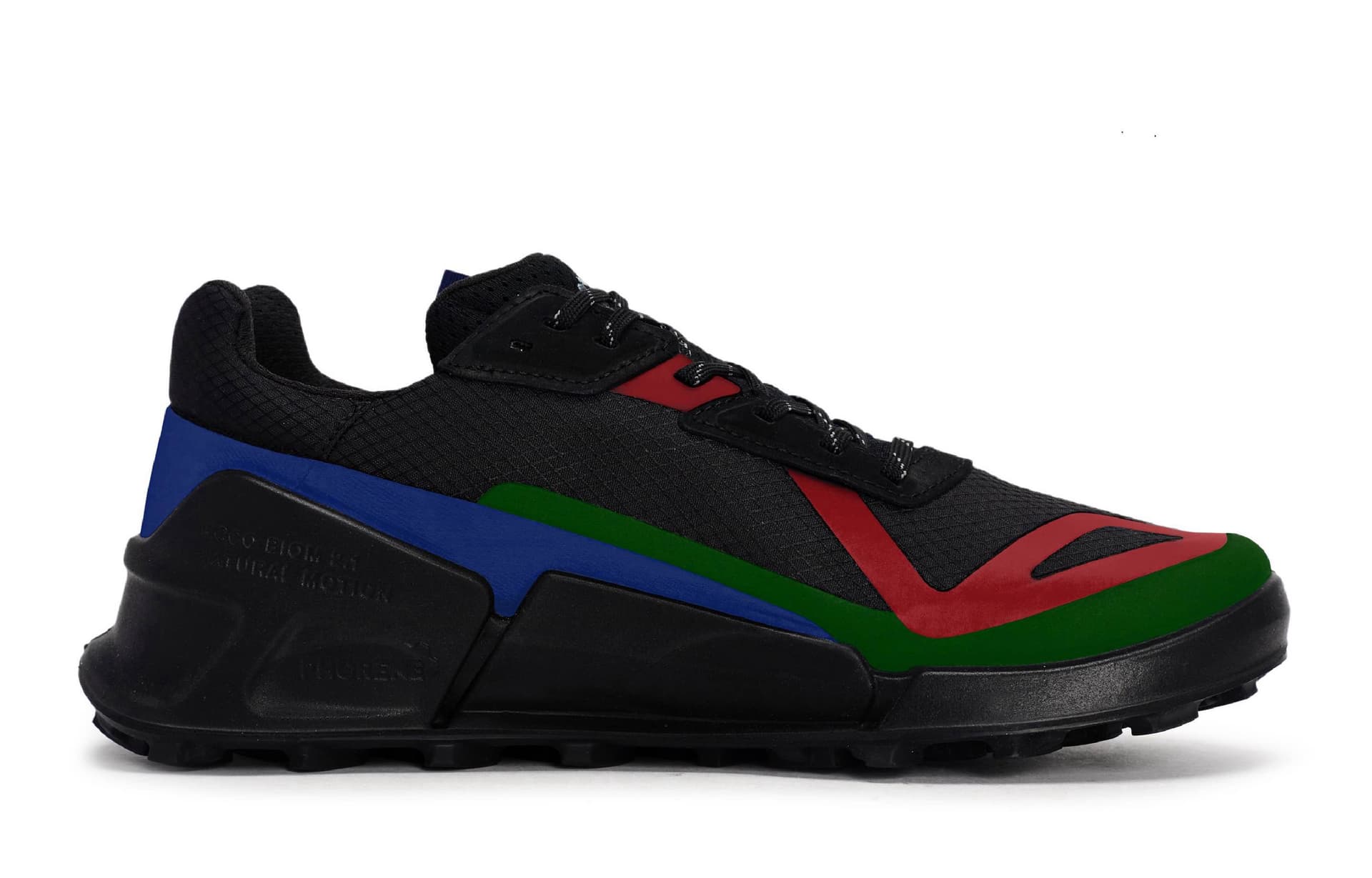 Кроссовки Ecco BIOM 2.1 X Country Black Red Green - изображение 3