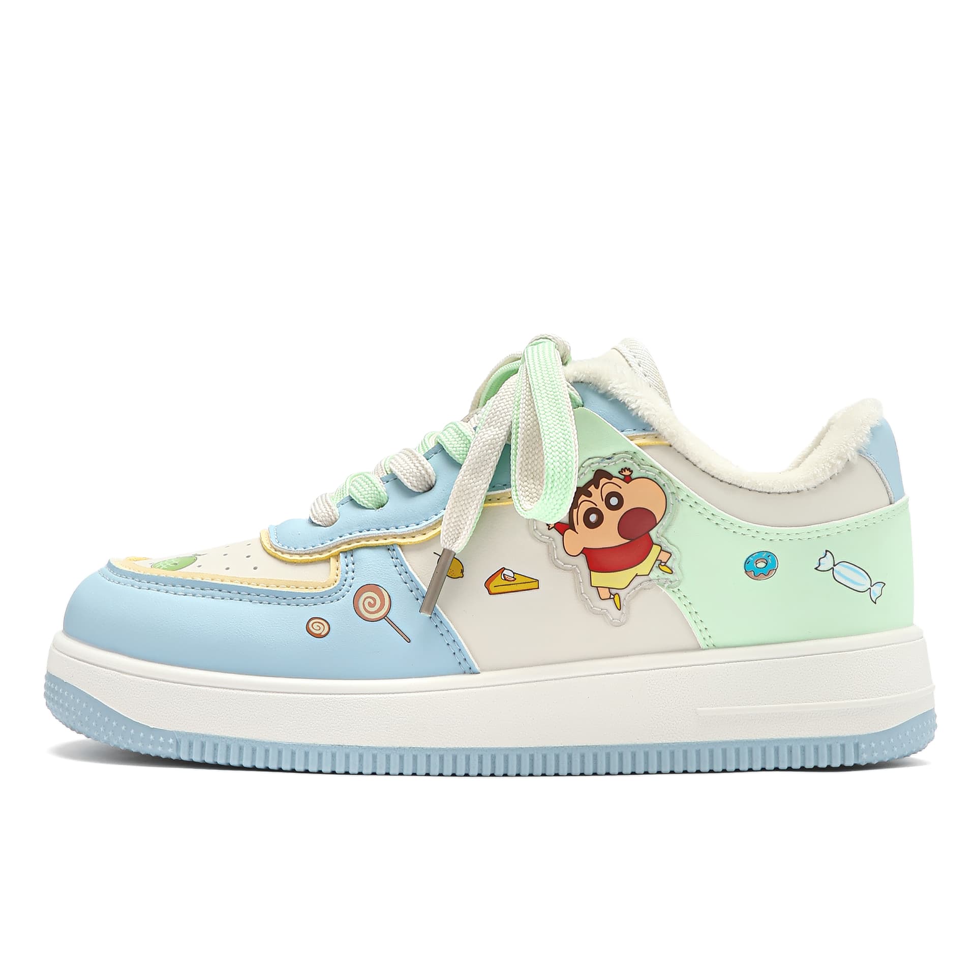 Кроссовки Crayon Shinchan Низкие кроссовки для скейтбординга унисекс - изображение 2