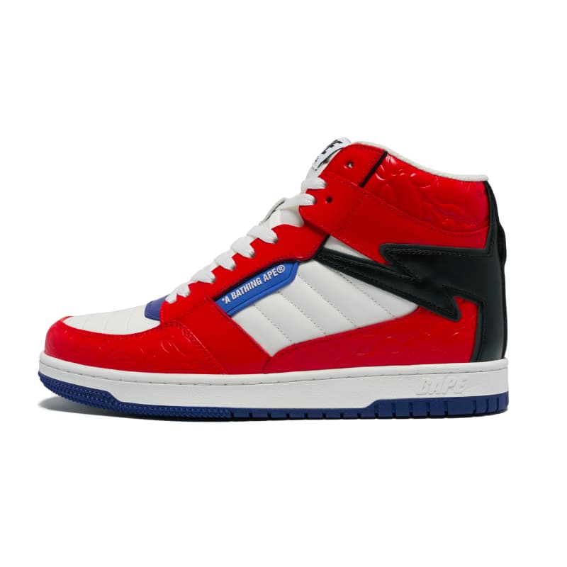 Кроссовки A BATHING APE BAPE STA 88 MID Кожа MID Скейтборд Обувь Женская - изображение 4