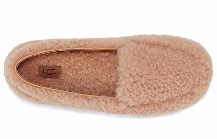 Тапочки UGG Haley Fluff Light Brown - изображение 4