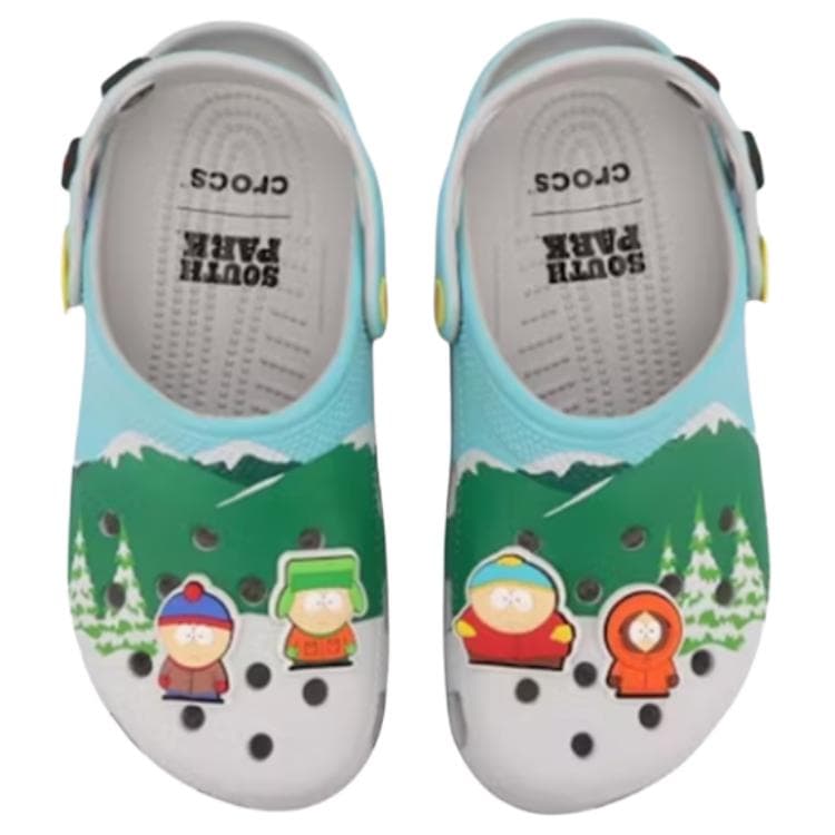 Сабо Crocs Classic clog Sabo Rubber Мужские Синие Зеленые - изображение 3