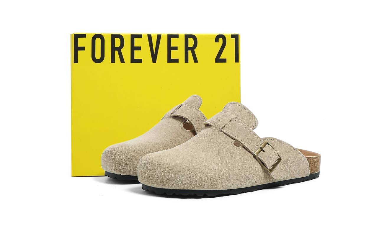 Сандалии FOREVER 21 Домашние тапочки женские хаки - изображение 6