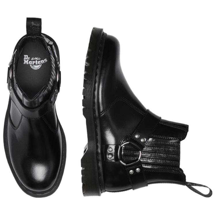 Ботинки челси Dr.Martens 2976 Коровья кожа Короткий Челси Унисекс Черный - изображение 4