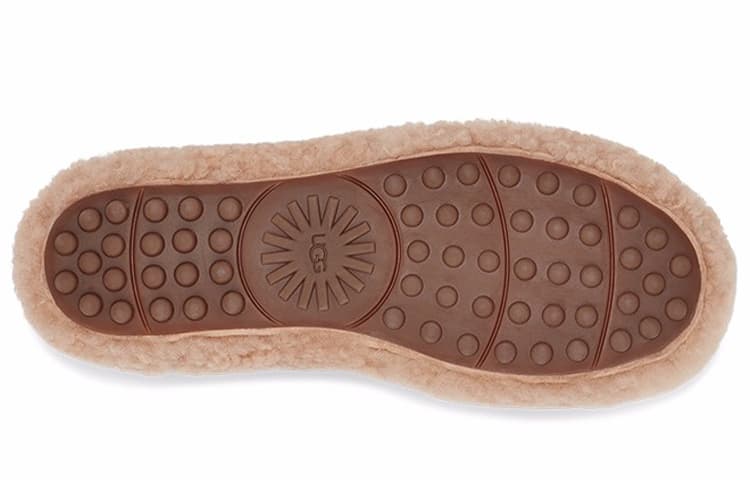 Тапочки UGG Haley Fluff Light Brown - изображение 5
