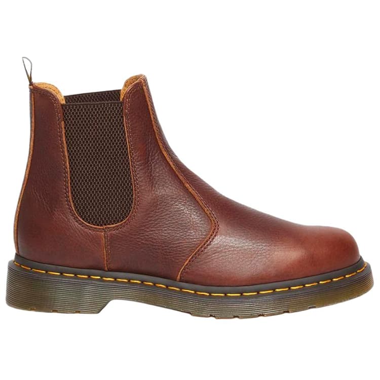 Ботинки челси Dr.Martens 2976 Кожа Короткий Челси Унисекс Коричневый - изображение 2