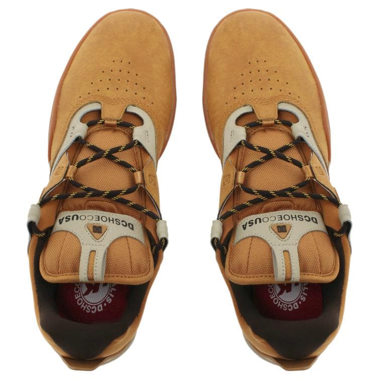 Кроссовки DCSHOES KALIS Спилок коровьей кожи Удобная ретро обувь Лоу-топы Повседневная Мужская Коричневый - изображение 4