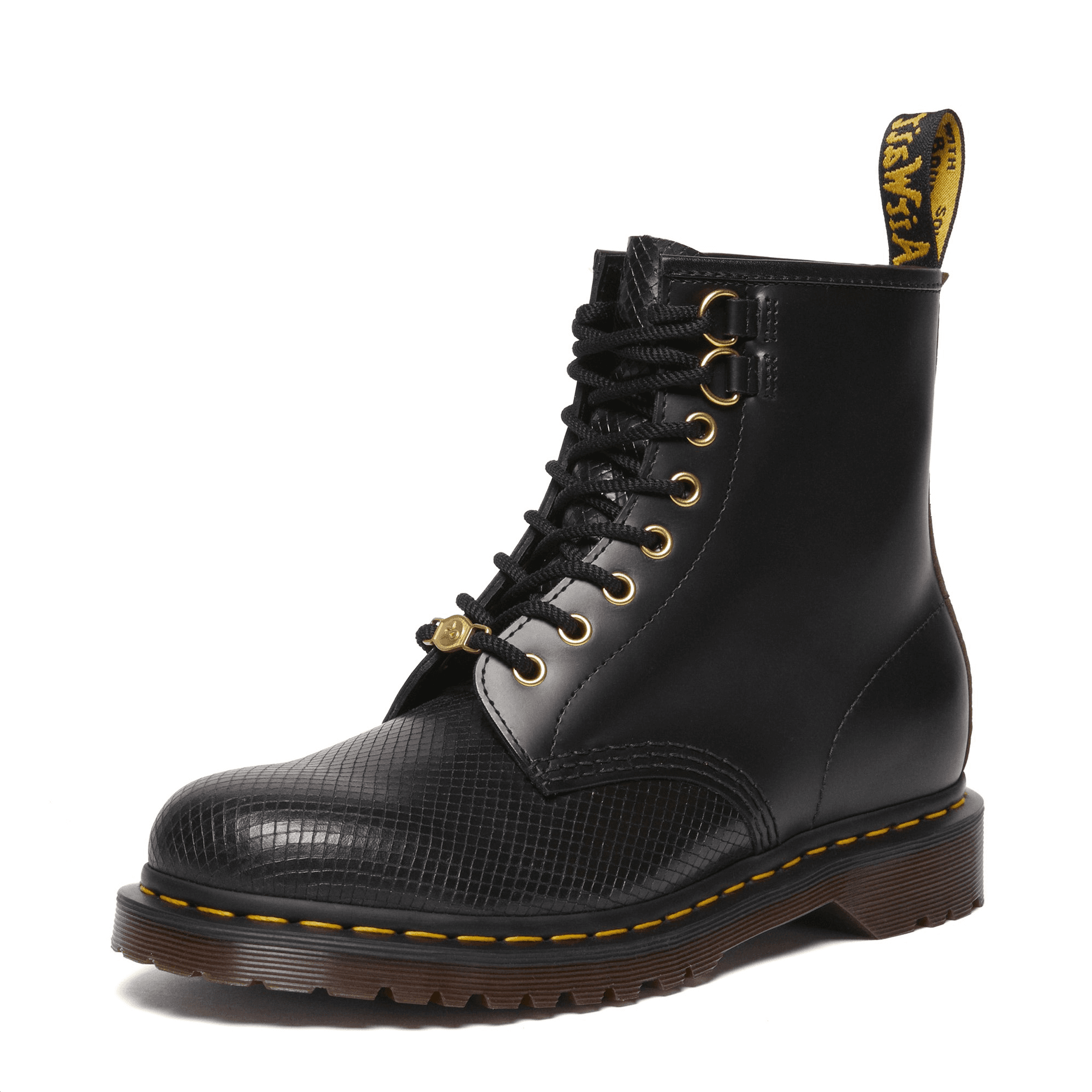 Ботинки Dr.Martens 1460 Коровья кожа армейские ботинки средней длины унисекс черный - изображение 2