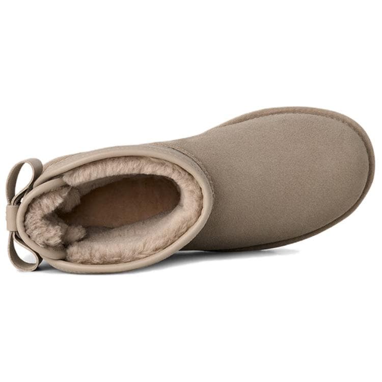 Ботинки зимние UGG Ultra Mini Bailey Bow Pebble Grey - изображение 6