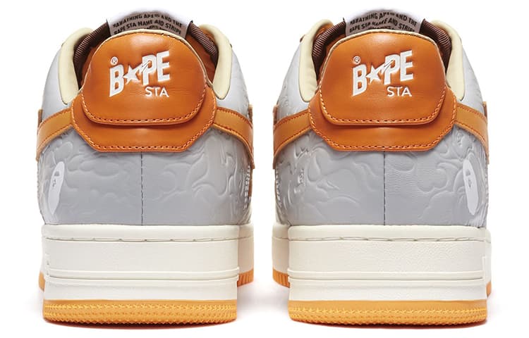 Кроссовки A BATHING APE STA Low Orange Black - изображение 4