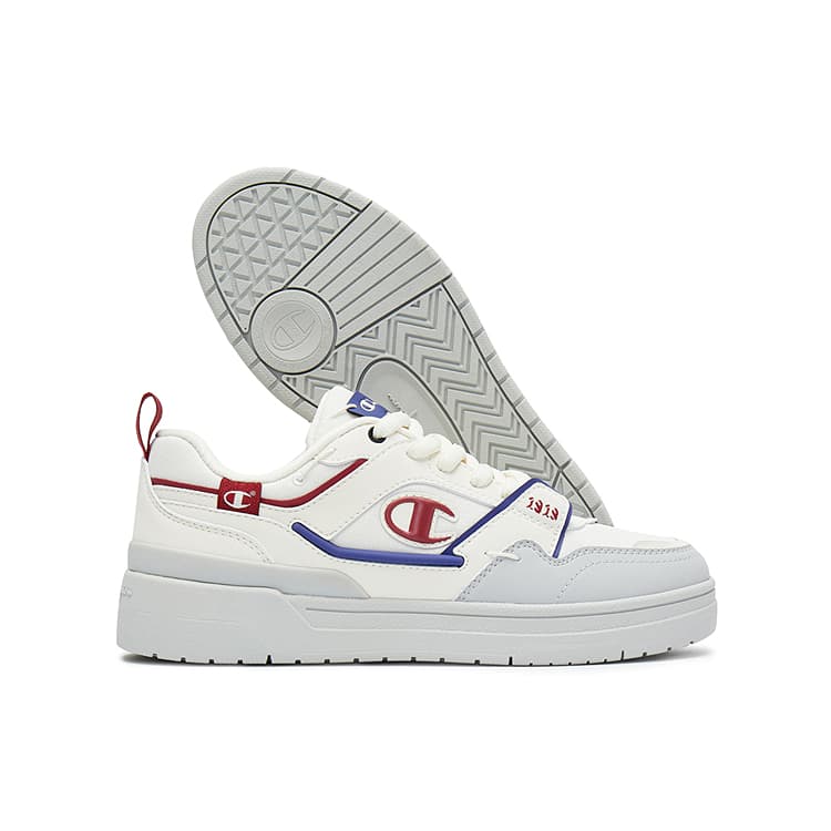Кроссовки Champion Low Top Скейтборд Обувь Унисекс Молочно-белый День Каменно-серый - изображение 2