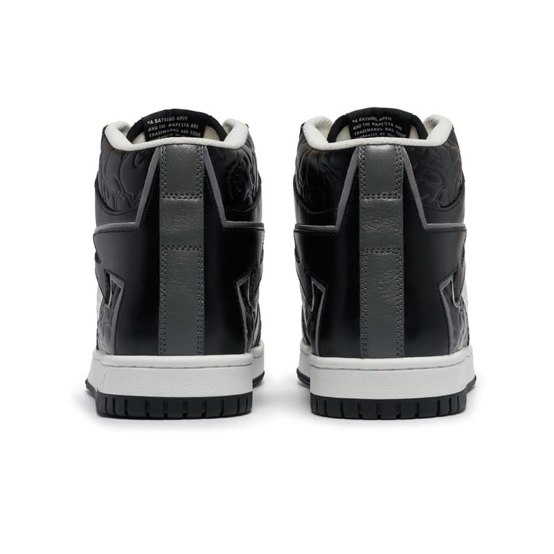 Кроссовки A BATHING APE BAPE STA 88 MID Кожа MID Скейтборд Обувь Женская - изображение 3