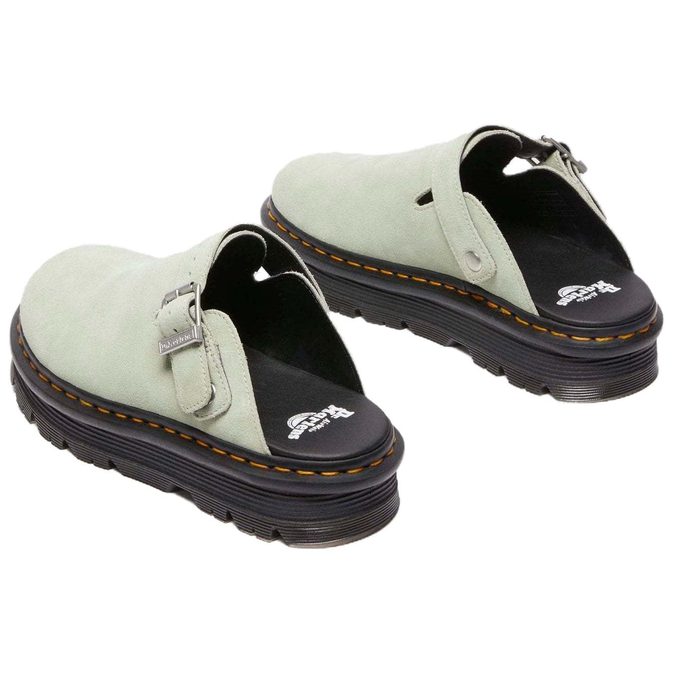 Сандалии Dr.Martens ЭВА Без специальных функций Закрытые тапочки Унисекс Зеленый - изображение 5