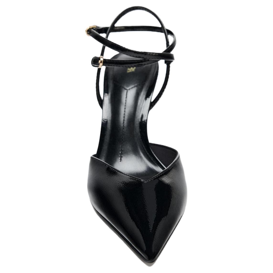 Туфли ZARA Pointed Buckle Heel Black - изображение 3