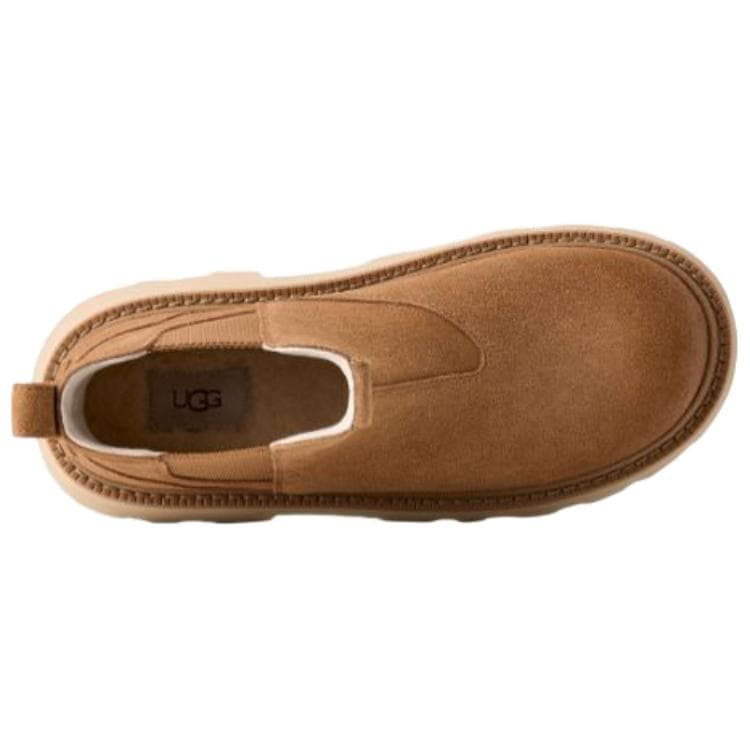 Ботинки челси UGG Hybrid Спилок Коровья Кожа Модный Тренд Короткий Челси Мужской Каштановый - изображение 5