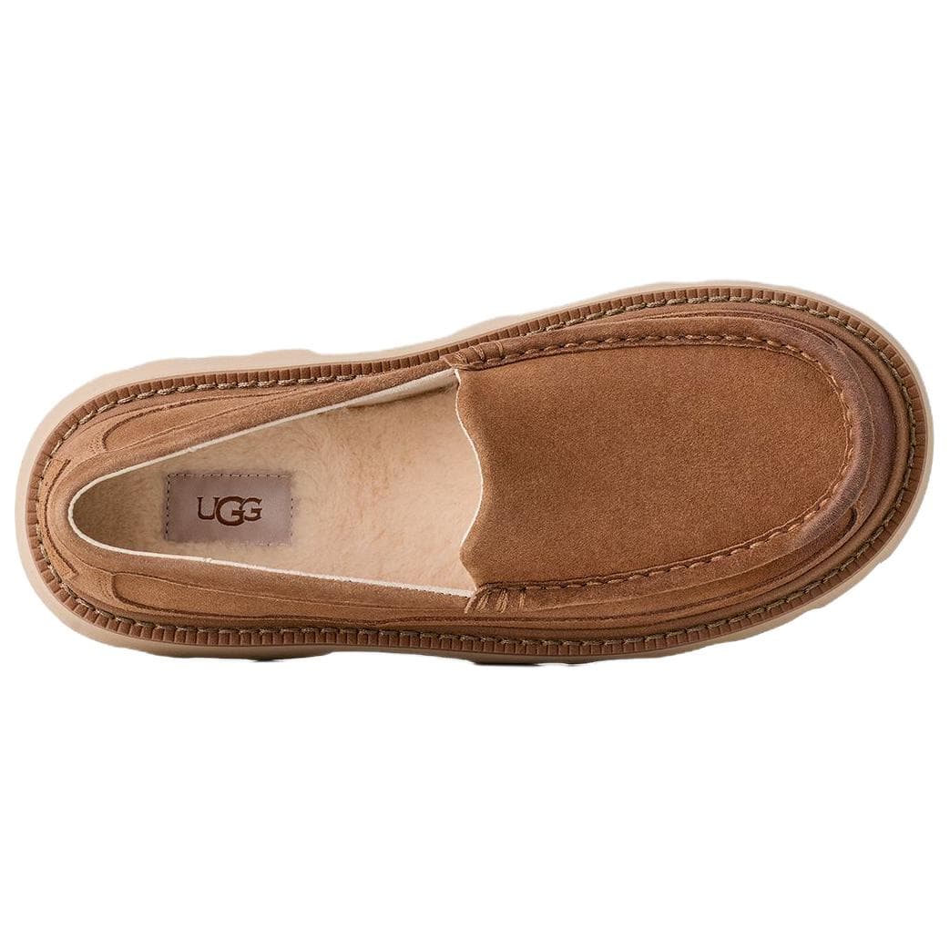 Лоферы UGG Ascot Коровья кожа Лоферы Мужские Каштановые - изображение 5